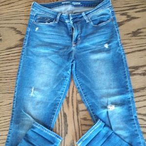 Womens small distressed jeans
